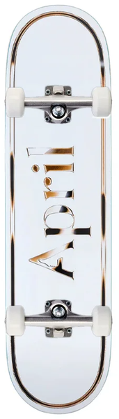 April OG Logo Complete Skateboard 8"