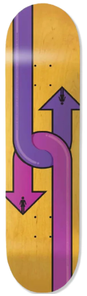 Girl Pro McCrank Dual Directional Deck 8.5"