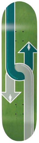 Girl Pro Gass Dual Directional Deck 8.25"