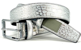 Loosey Silver Croc Premium Belt
