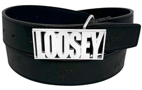 Loosey Bold Buckle Belt / Black