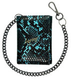 Loosey Blue Snake Chain Wallet