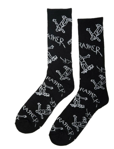 Thrasher Gonz Logo Socks / Black / OSFM