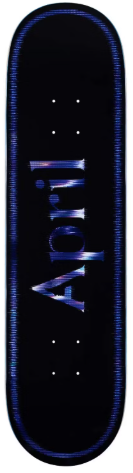 April OG Logo Fracture Twin Tail Deck 8.25"