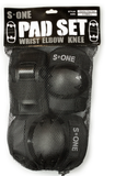 S1 Starter Pad Set / Knee / Elbow / Wrist / Black