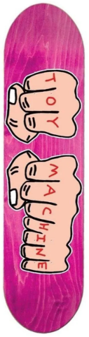 Toy Machine Pink Fists Deck 8.5"