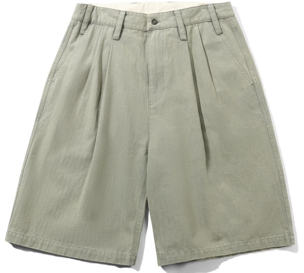 Butter Goods Pleated Shorts / Washed Fatigue