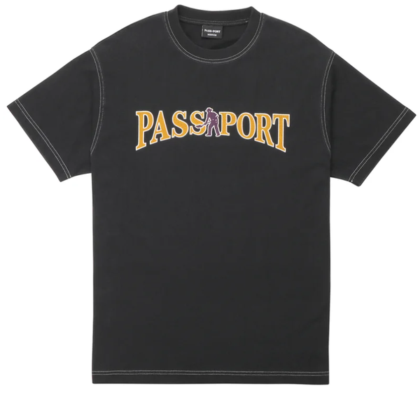 Passport Official Contrast Tee / Black