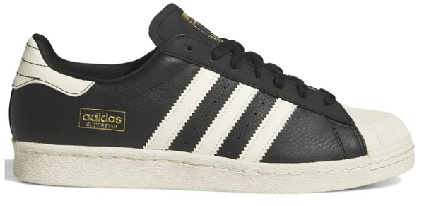 Adidas Superstar 80 ADV Shoes / Core Black / Cream / Gold