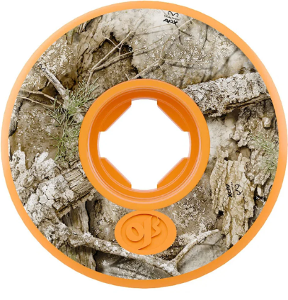 OJ Real Tree APX Keyframe 2 Orange Wheels 92a 56mm