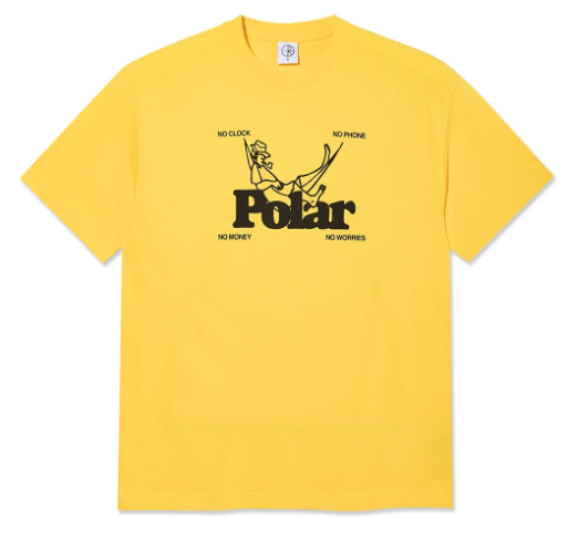 Polar No Worries Tee / Lemon
