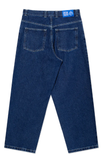 Polar Big Boy Jeans / Dark Blue / White