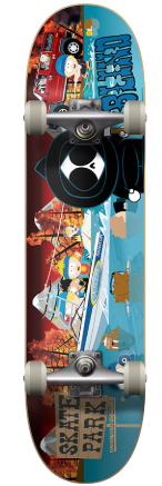 Blind Skate Park Global Warming Blue Complete Skateboard 8"