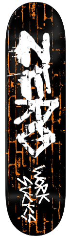 Zero Work Sucks 30 Year Anniversary Re-issue Deck 8.5"