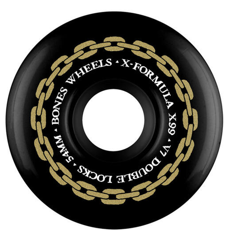 Bones X Formula Double Lock Black V7 99a 54mm Wheels