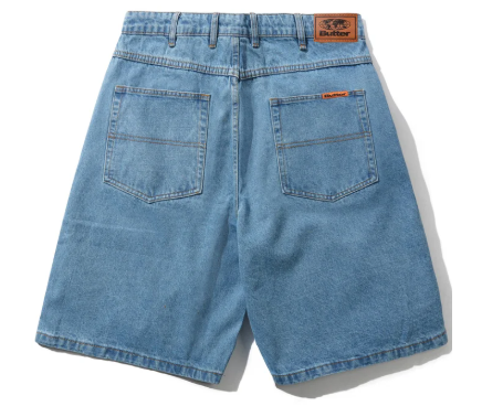 Butter Goods Baggy Denim Shorts / Washed Indigo