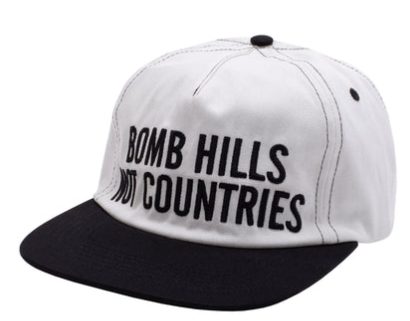 GX1000 Bomb Hills Not Countries Hat / Black / White