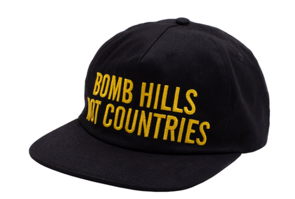 GX1000 Bomb Hills Not Countries Hat / Black / Yellow