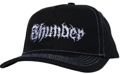 Thunder Vertebrae Script Hat / Black
