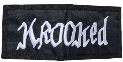 Krooked Bi-Fold Double OK Scrip Wallet / Black