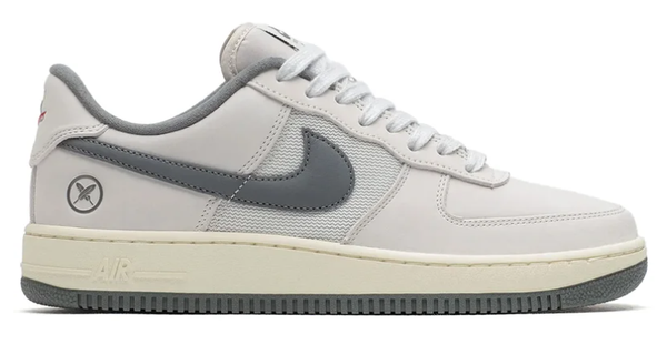 Nike SB Air Force 1 x Yuto Shoe / White / Iron Grey-White / Coconut Milk