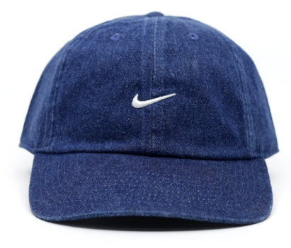 Nike Small Swoosh Logo Hat / Denim Navy