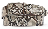 Butter Snake Skin Belt / Brown