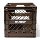 Butter Goods Collapsible Record Crate / Brown
