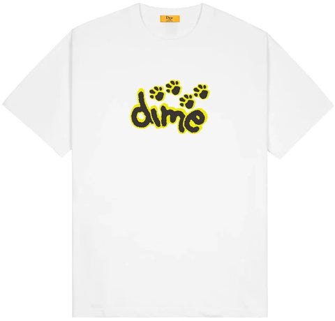 Dime Pawz Tee / White