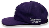Color Bars Tokyo Club Wool Clipback Hat / Purple