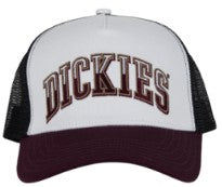 Dickies Big League Classic Trucker Hat / White / Maroon