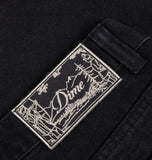 Dime Baggy Denim Pants / Black