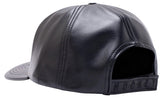 Hockey Embossed Leather Hat / Black