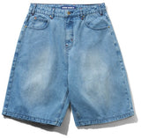 Butter Goods Blotch Denim Shorts / Streaky Blue