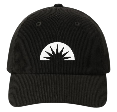 DECO Sunburst Corduroy Hat / Black