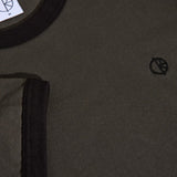 Polar Ringer Tee / Dirty Black / Black