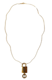 Huf Lock & Key Pendant / Gold