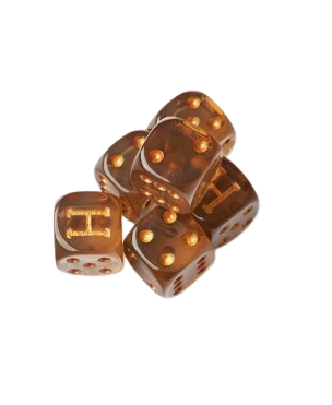 Huf Lux Dice Set / Brown