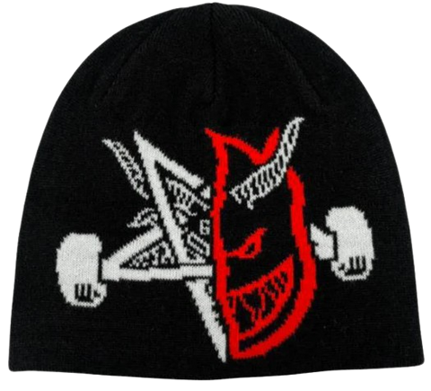 Thrasher x Spitfire Thrash & Burn Skully Beanie / Black