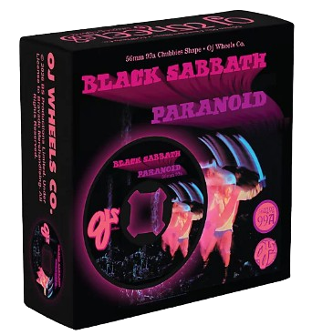 OJ x Black Sabbath Paranoid Chubbies 99A 56mm Wheels