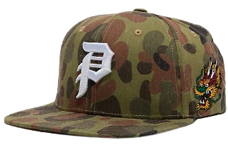 Primitive Good Time Snapback Hat / Camo