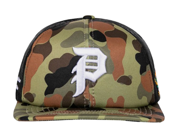 Primitive Good Time Trucker Hat / Camo