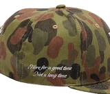 Primitive Good Time Snapback Hat / Camo