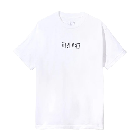 Baker Brand Logo Tee / White / Black