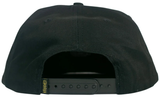 Krooked Kat Serpent Snapback Hat / Black