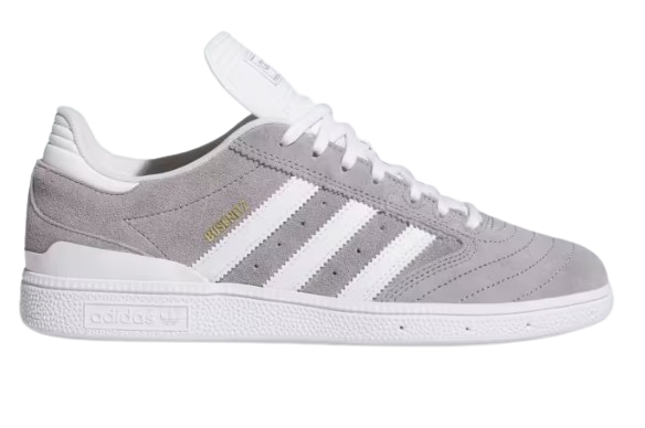 Adidas Busenitz Shoe / Grey Three / Cloud White / Gold Metallic
