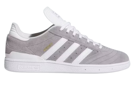 Adidas Busenitz Shoe / Grey Three / Cloud White / Gold Metallic