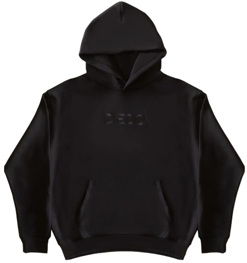DECO Forever EMB Pullover Hoodie / Black