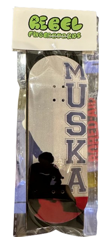 Rebel Muska Red Fingerboard Deck 34mm