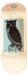 Rebel Welcome Owl Fingerboard Deck 34mm